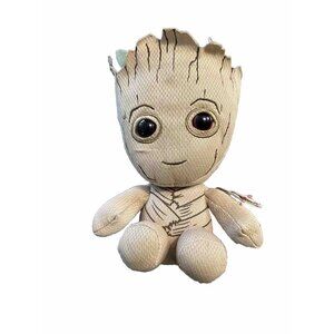 Ty  Beanie Baby GROOT NEW Soft Plushy Version Marvel Guardians of the Galaxy NWT